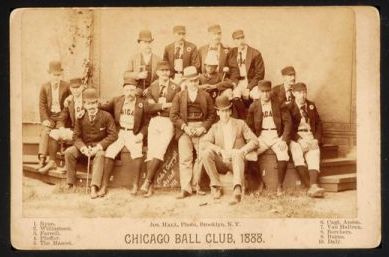1888 Joseph Hall Chicago Ball Club